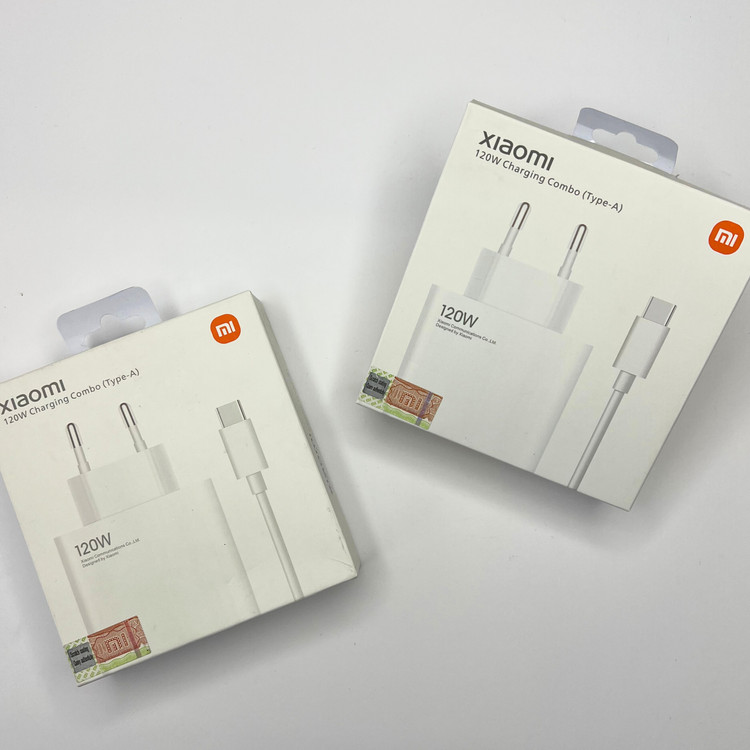 Xiaomi 120W original hyper charge adapter with Type-C cable