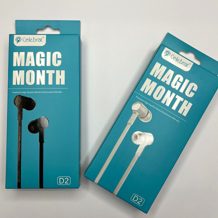 هندزفری سیمی سلبریت Celebrat Magic Month D2 | صدای شفاف + میکروفن HD