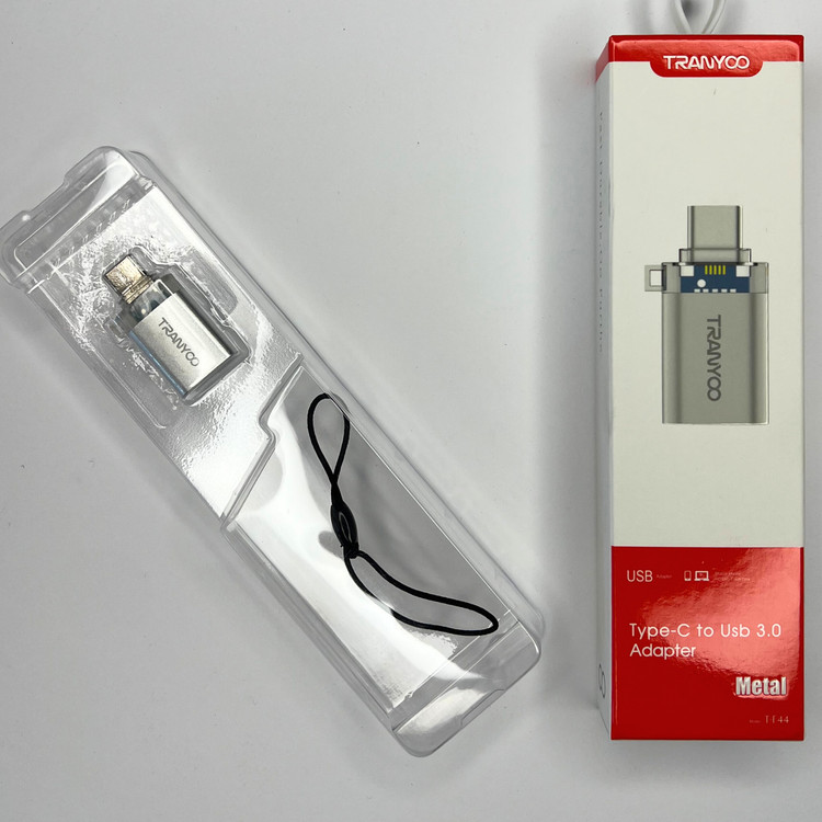 مبدل OTG تایپ C فلزی TRANYOO USB 3.0 | مناسب آیفون 15/16/17 و اندروید