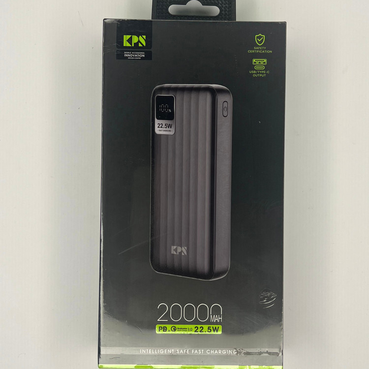پاوربانک KPS 20000 میلیآمپر شارژ سریع 22.5 وات PD QC3.0